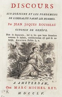 Discours sur l’origine et les fondements de l’inégalité parmi les hommes - Rousseau