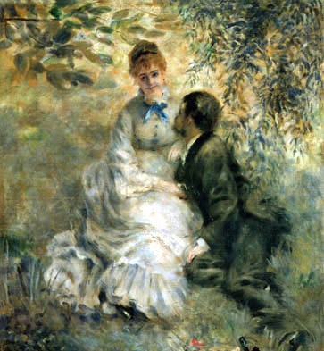 Couple peint par Renoir